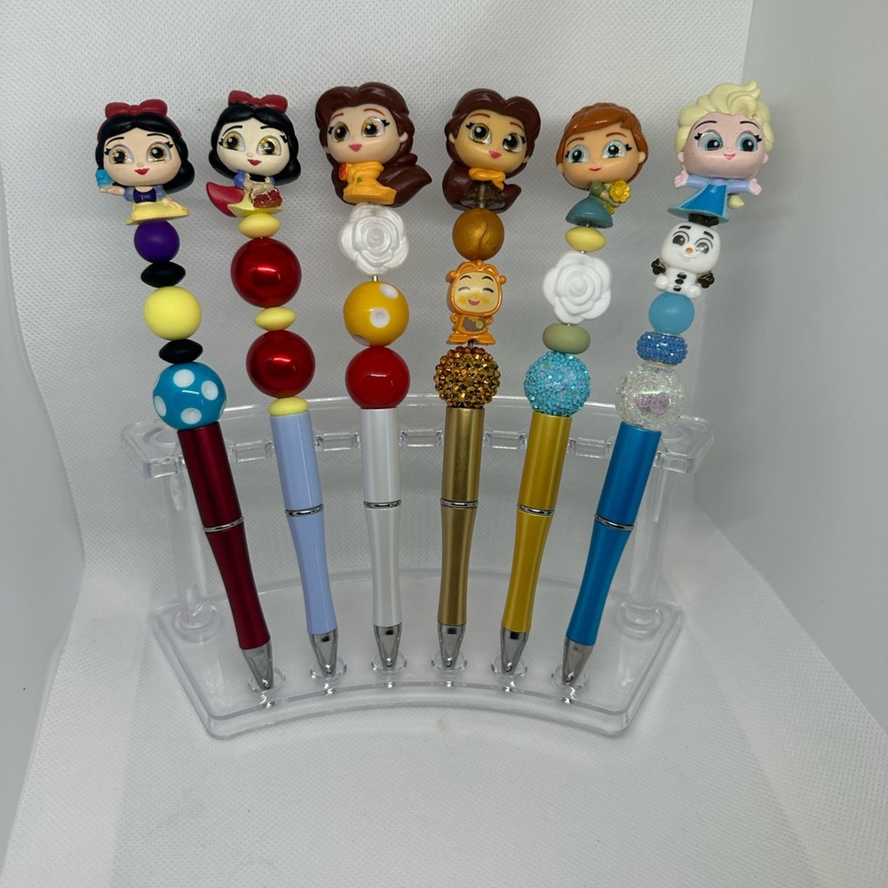 Beaded pens.